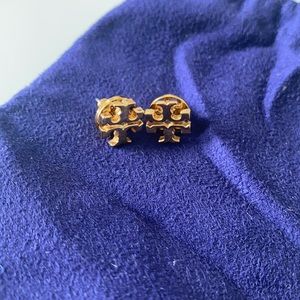 Gold Tory Burch studs